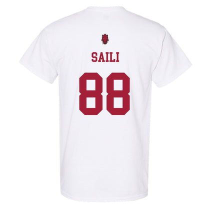 Arkansas - NCAA Football : Danny Saili - Sports Shersey T-Shirt-1