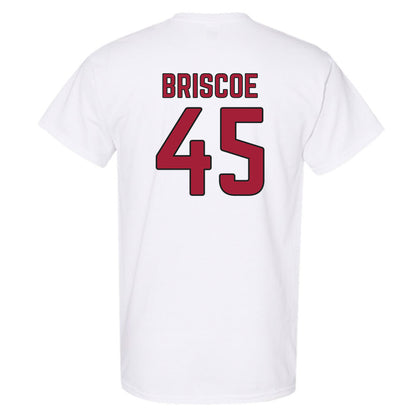 Arkansas - NCAA Baseball : Tye Briscoe - Sports Shersey T-Shirt-1
