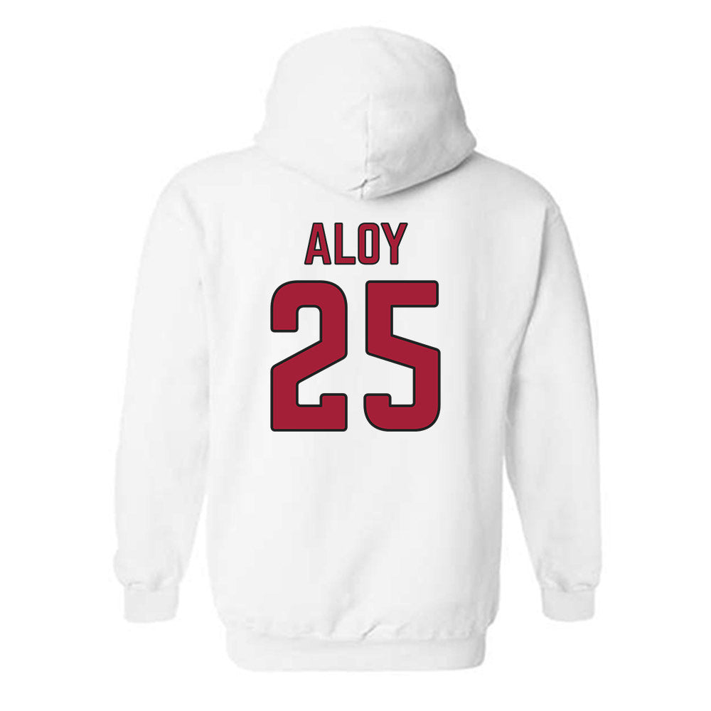Arkansas - NCAA Baseball : Kuhio Aloy - Sports Shersey Hooded Sweatshirt-1