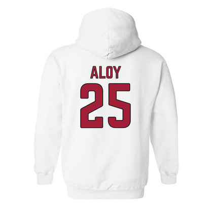 Arkansas - NCAA Baseball : Kuhio Aloy - Sports Shersey Hooded Sweatshirt-1