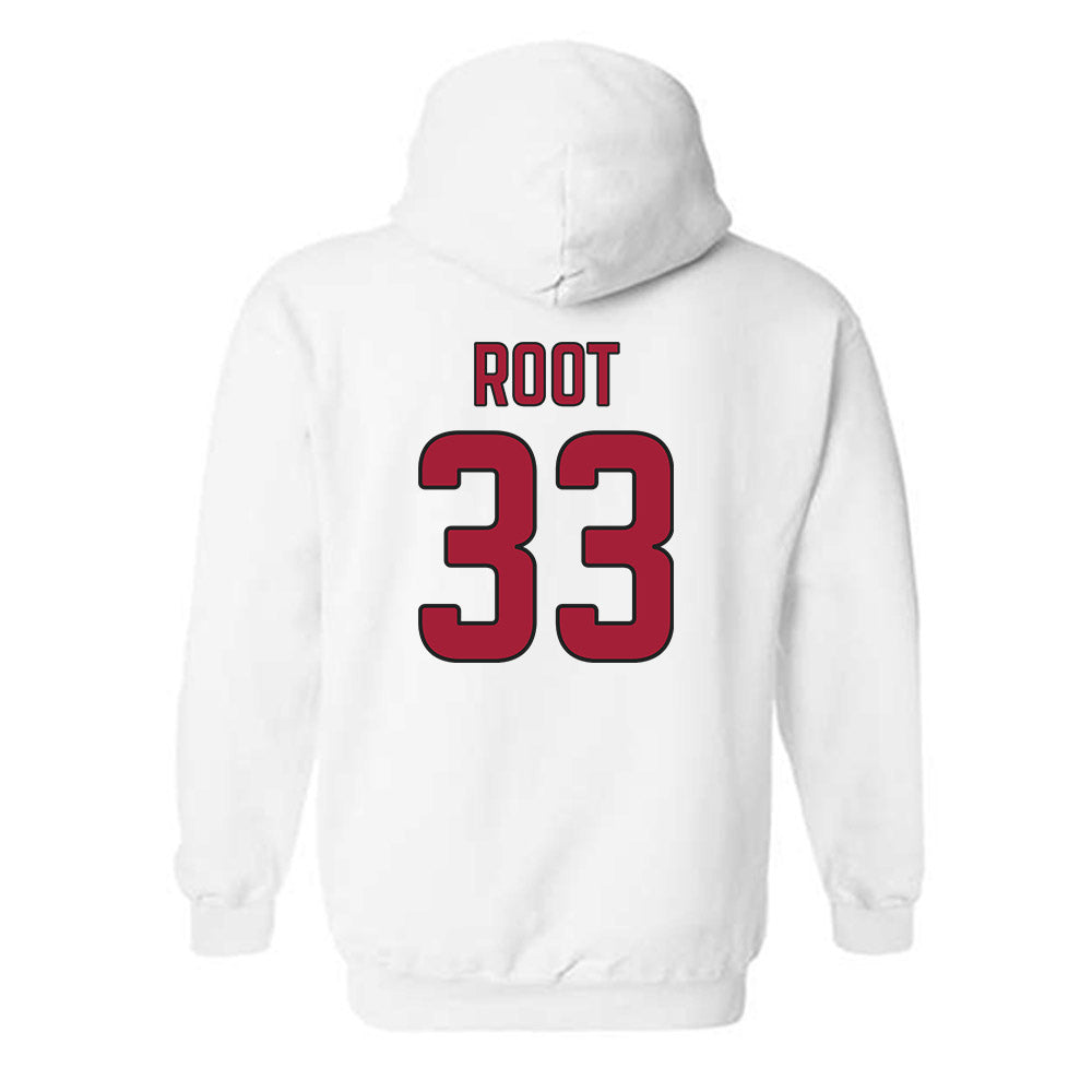 Arkansas - NCAA Baseball : Zach Root - Sports Shersey Hooded Sweatshirt-1