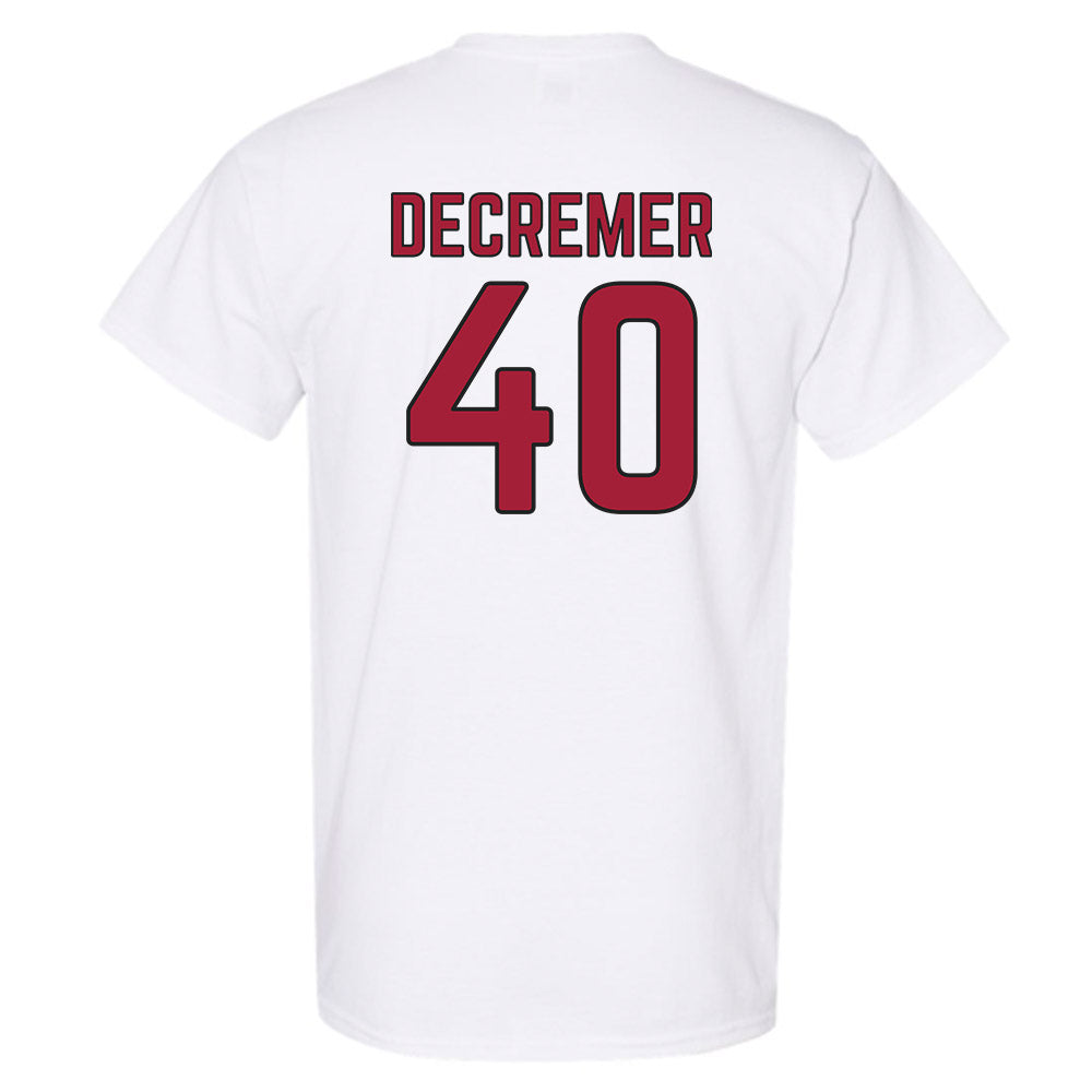 Arkansas - NCAA Baseball : James DeCremer - Sports Shersey T-Shirt-1