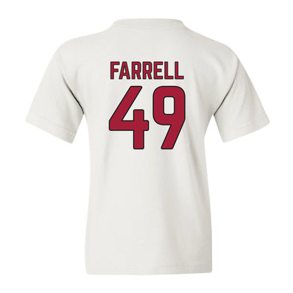 Arkansas - NCAA Baseball : Jackson Farrell - Sports Shersey Youth T-Shirt