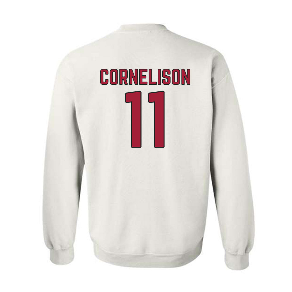 Arkansas - NCAA Baseball : Luke Cornelison - Sports Shersey Crewneck Sweatshirt-1
