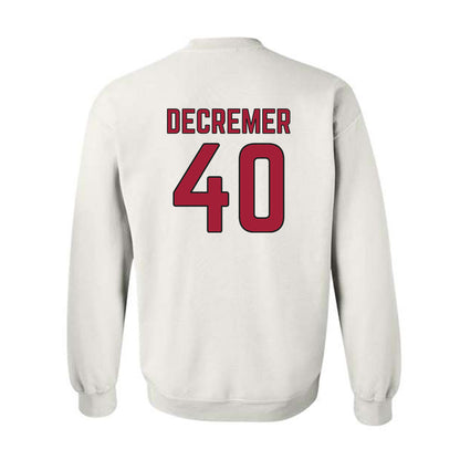 Arkansas - NCAA Baseball : James DeCremer - Sports Shersey Crewneck Sweatshirt-1