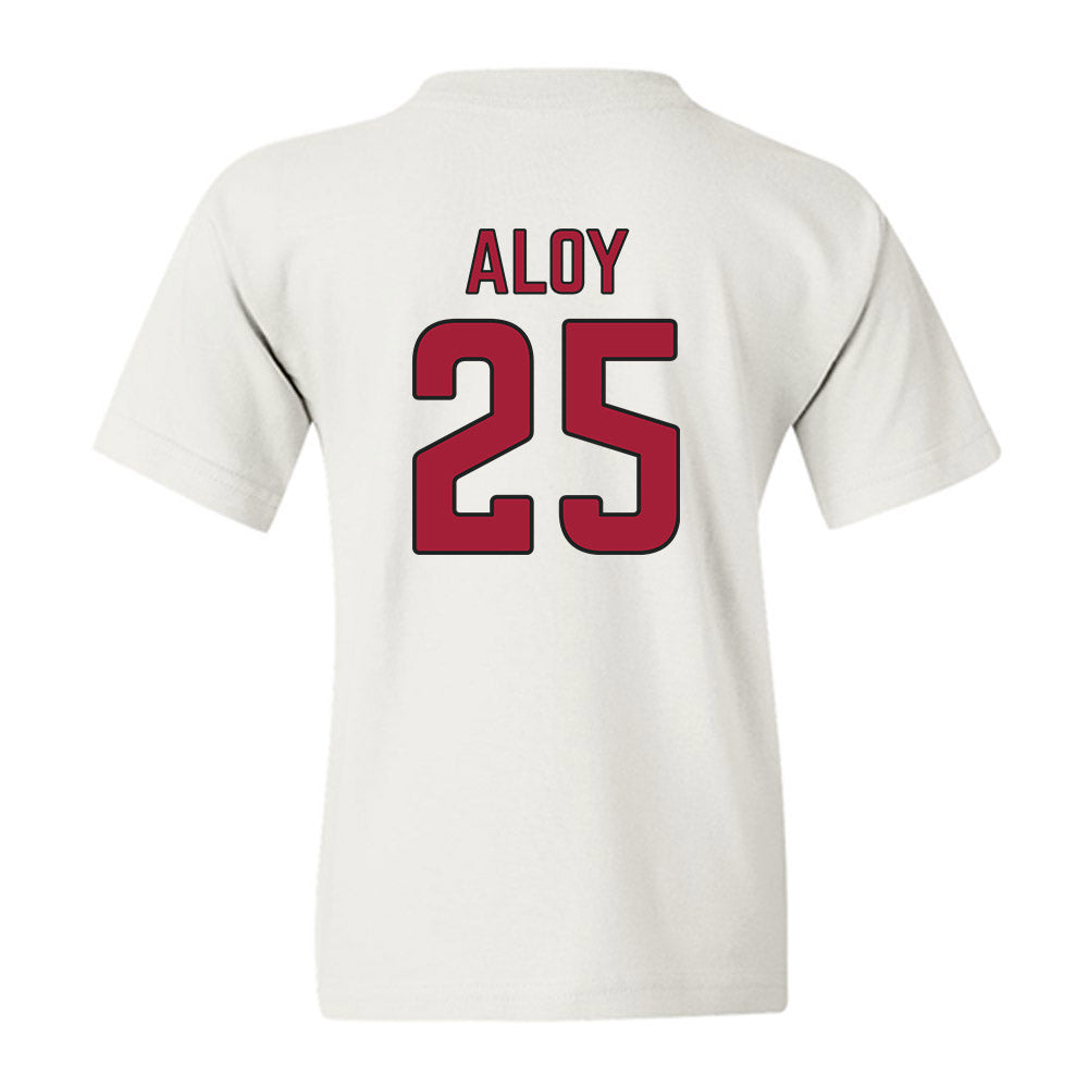 Arkansas - NCAA Baseball : Kuhio Aloy - Sports Shersey Youth T-Shirt-1