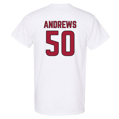 Arkansas - NCAA Baseball : Tag Andrews - Sports Shersey T-Shirt
