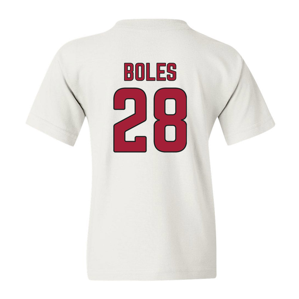 Arkansas - NCAA Baseball : Carson Boles - Sports Shersey Youth T-Shirt