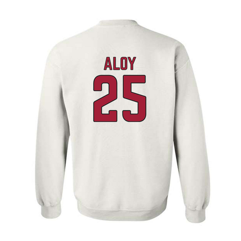 Arkansas - NCAA Baseball : Kuhio Aloy - Sports Shersey Crewneck Sweatshirt-1