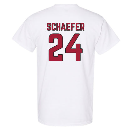 Arkansas - NCAA Baseball : Landon Schaefer - Sports Shersey T-Shirt-1