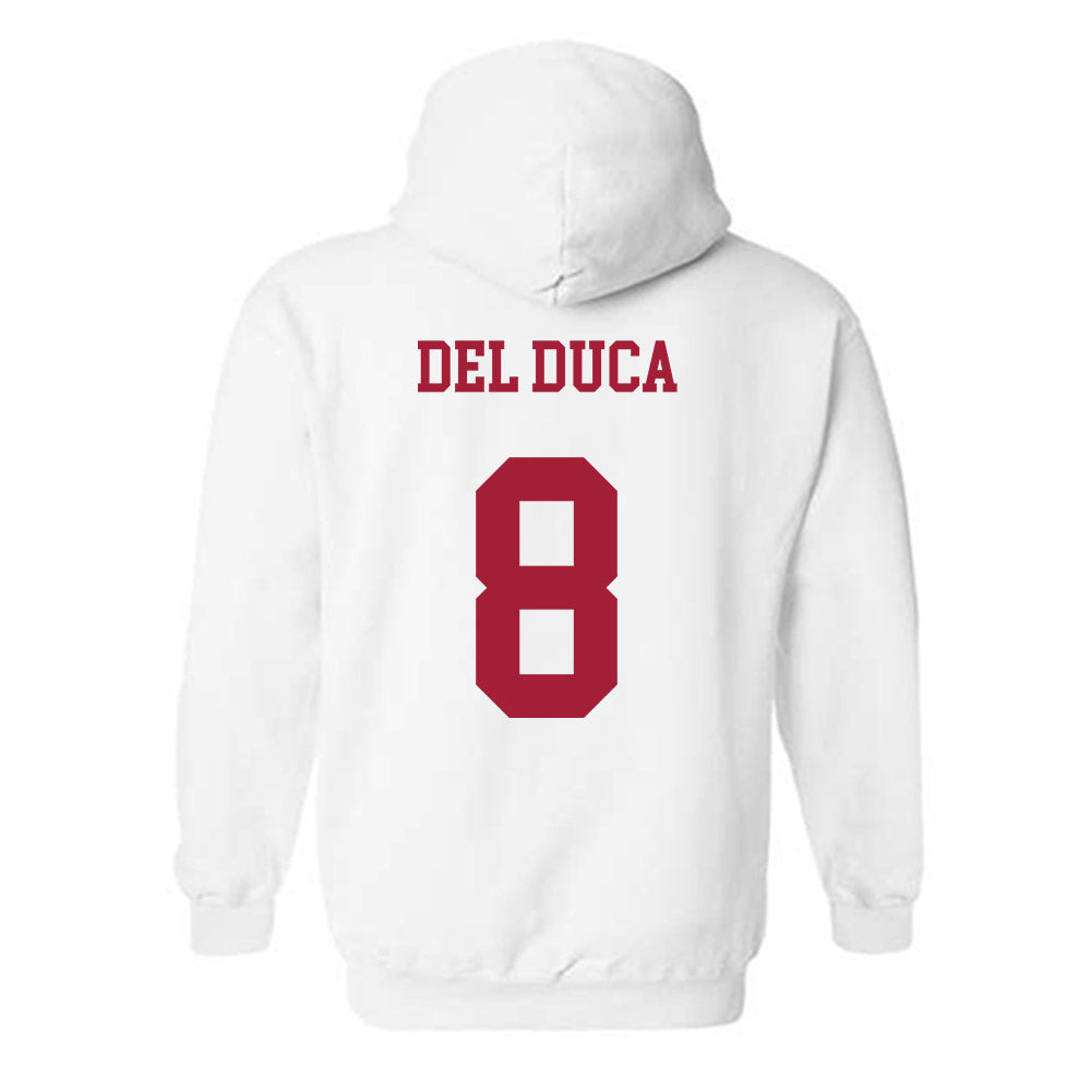 Arkansas - NCAA Softball : Kyler Del Duca - Sports Shersey Hooded Sweatshirt-1