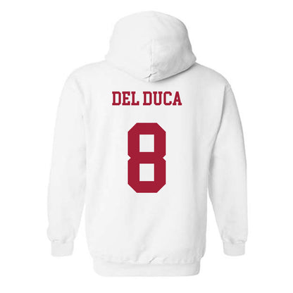 Arkansas - NCAA Softball : Kyler Del Duca - Sports Shersey Hooded Sweatshirt-1