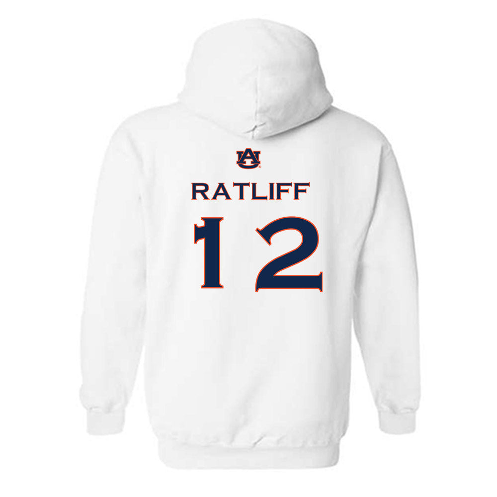 Auburn - NCAA Softball : Ava Ratliff - Replica Shersey Hooded Sweatshirt-1