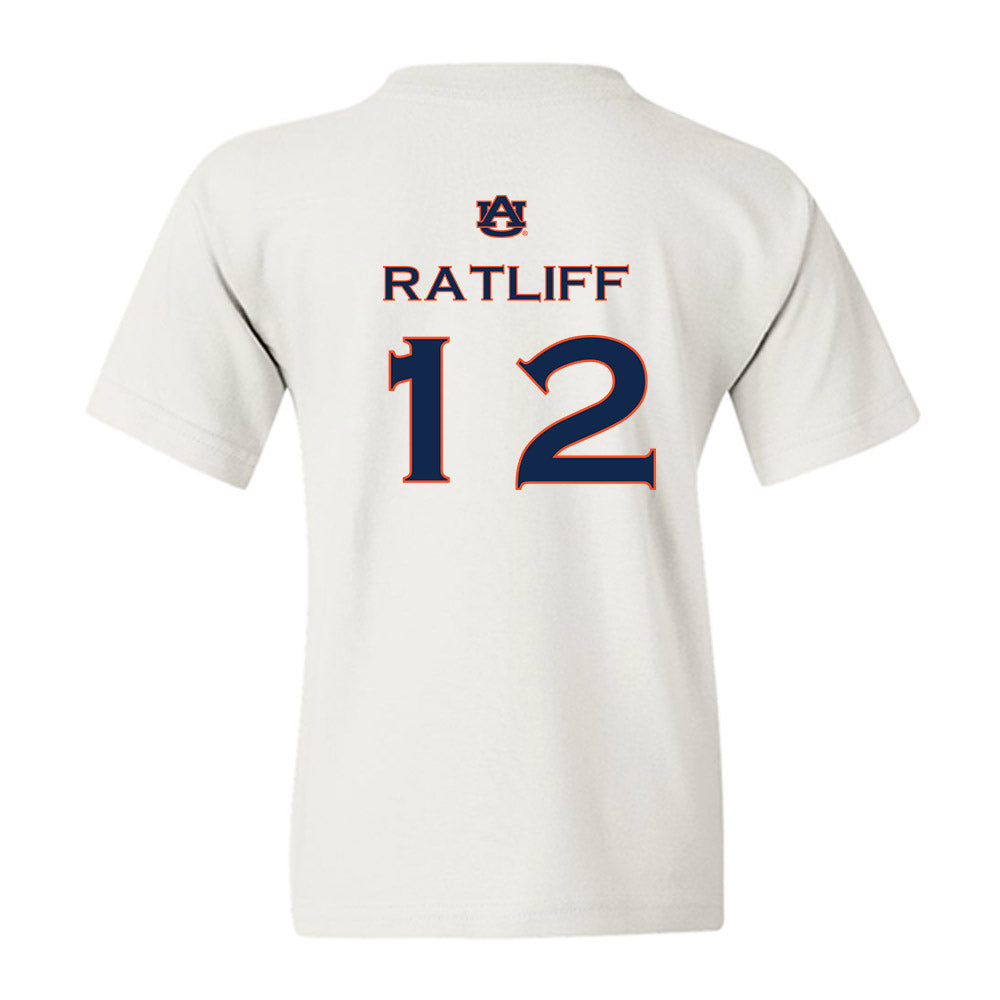 Auburn - NCAA Softball : Ava Ratliff - Replica Shersey Youth T-Shirt-1