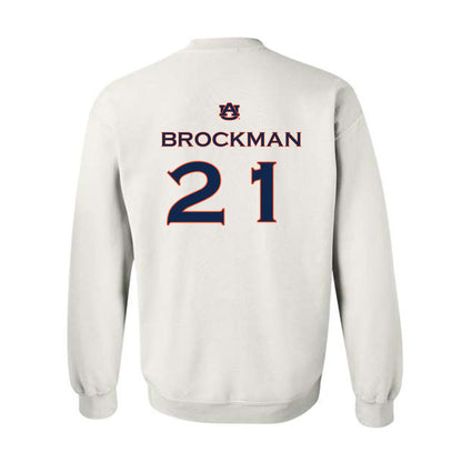 Auburn - NCAA Softball : Kylie Brockman - Replica Shersey Crewneck Sweatshirt-1