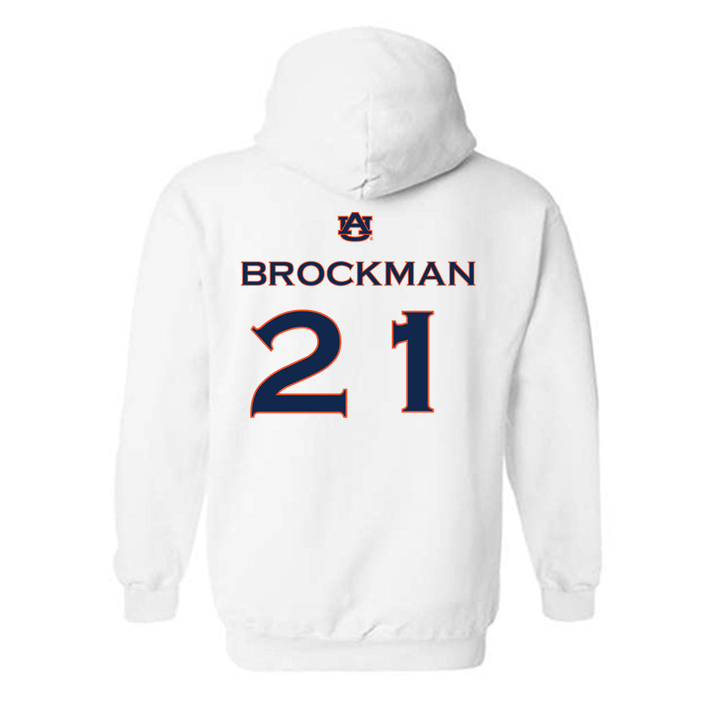 Auburn - NCAA Softball : Kylie Brockman - Replica Shersey Hooded Sweatshirt-1