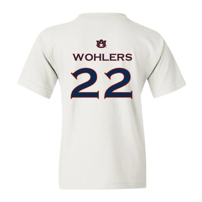 Auburn - NCAA Softball : Anna Wohlers - Youth T-Shirt Replica Shersey