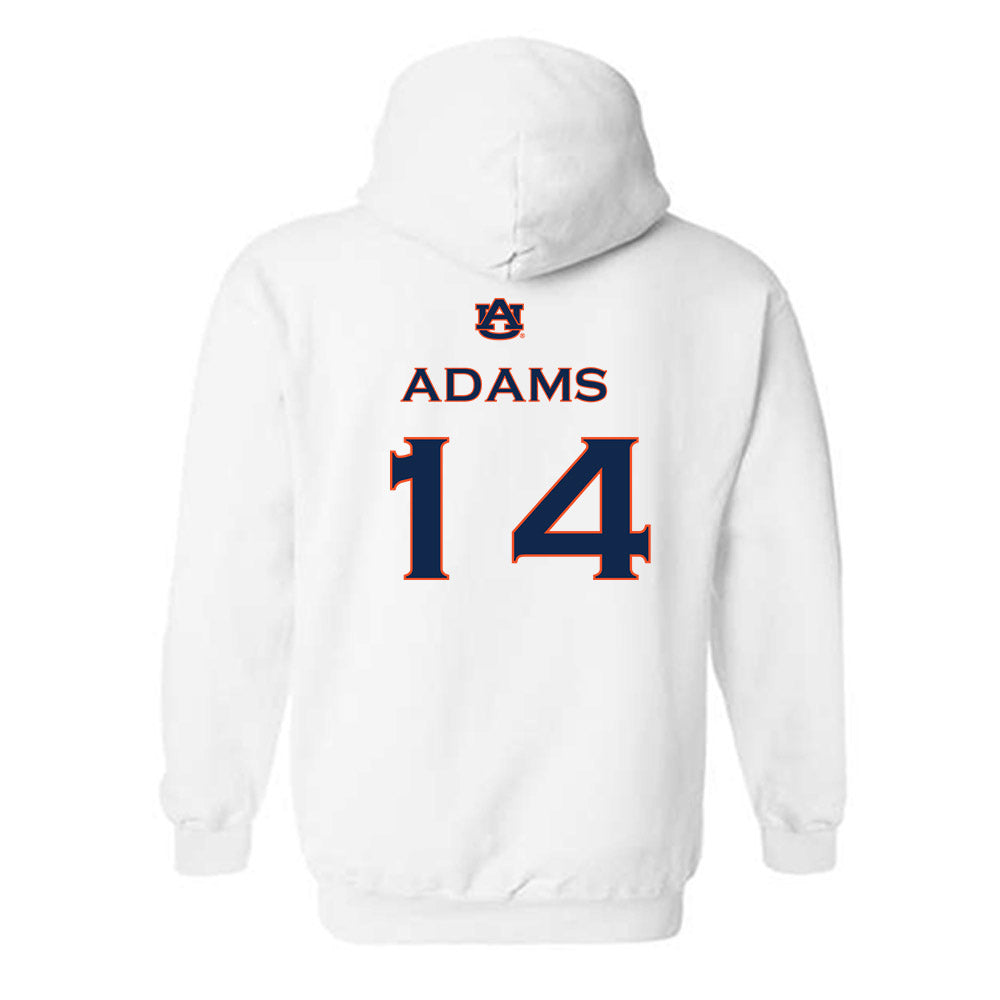 Auburn - NCAA Softball : AnnaLea Adams - Replica Shersey Hooded Sweatshirt-1