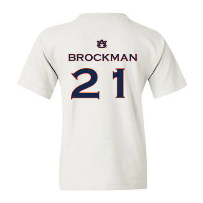 Auburn - NCAA Softball : Kylie Brockman - Replica Shersey Youth T-Shirt-1