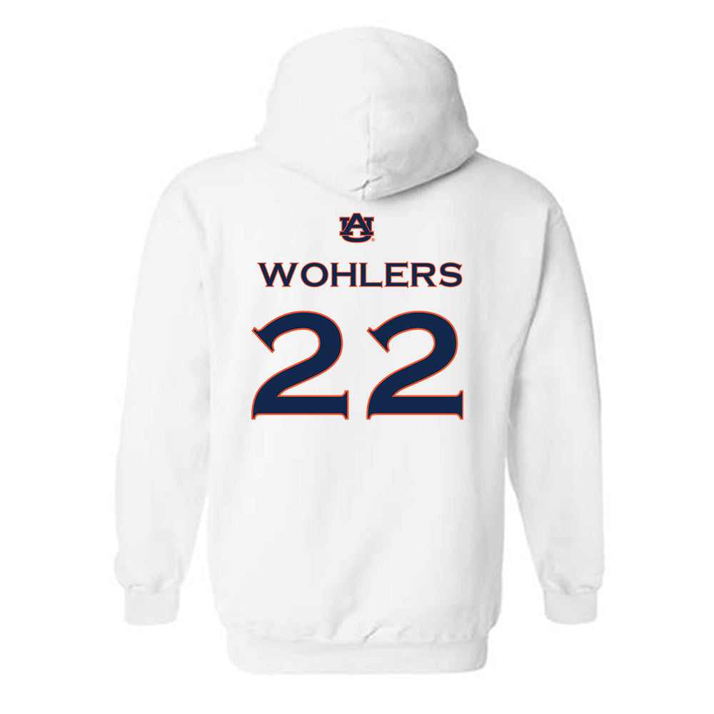 Auburn - NCAA Softball : Anna Wohlers - Hooded Sweatshirt Replica Shersey