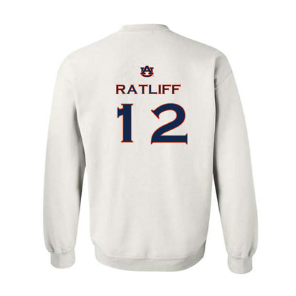 Auburn - NCAA Softball : Ava Ratliff - Replica Shersey Crewneck Sweatshirt-1