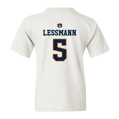 Auburn - NCAA Softball : georgia lessmann - Sports Shersey Youth T-Shirt-1