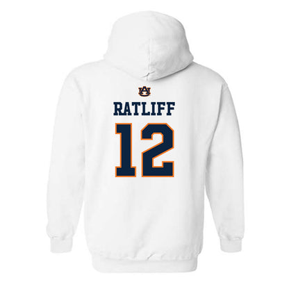 Auburn - NCAA Softball : Ava Ratliff - Sports Shersey Hooded Sweatshirt-1