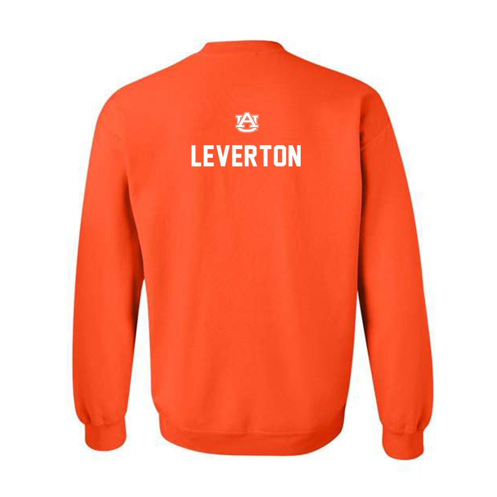 Auburn - NCAA Women's Gymnastics : Mia Leverton - Generic Shersey Crewneck Sweatshirt-1