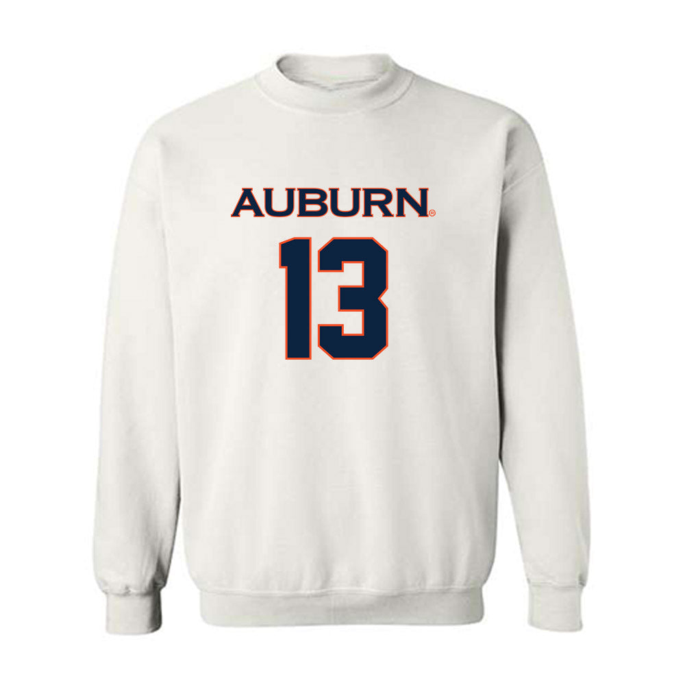 Auburn - NCAA Women's Soccer : Asha Means - Sports Shersey Crewneck Sweatshirt-0