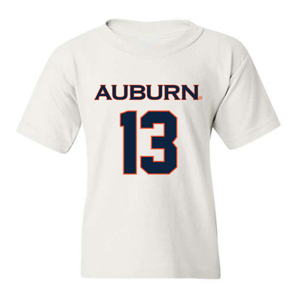 Auburn - NCAA Women's Soccer : Asha Means - Sports Shersey Youth T-Shirt-0