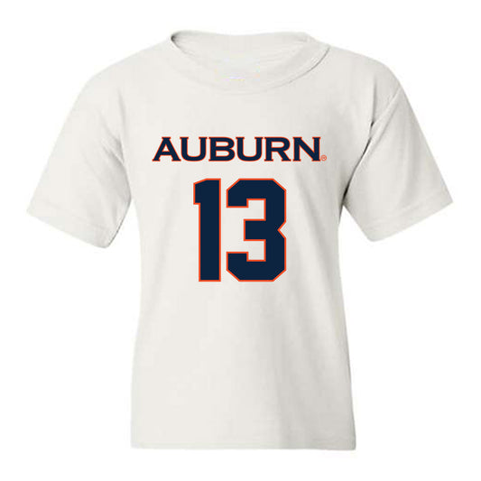 Auburn - NCAA Women's Soccer : Asha Means - Sports Shersey Youth T-Shirt-0