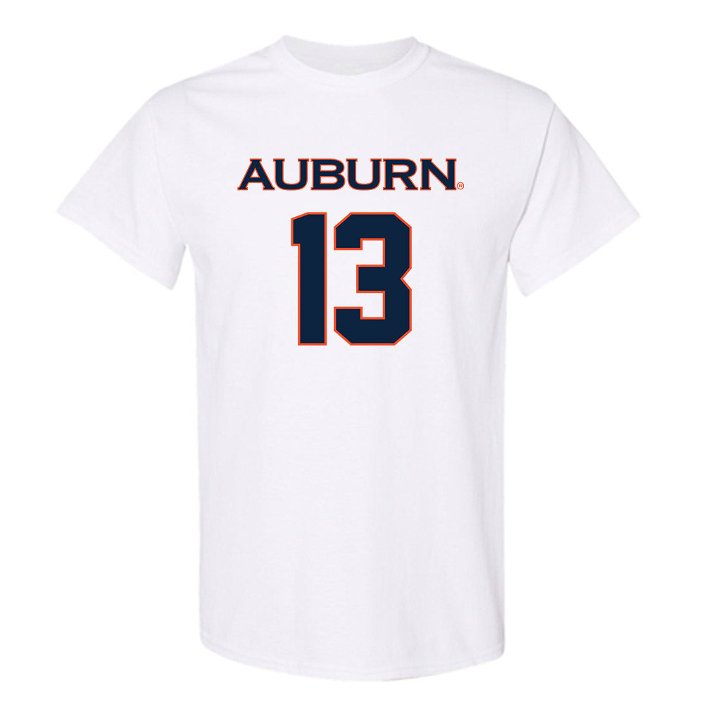 Auburn - NCAA Women's Soccer : Asha Means - Sports Shersey T-Shirt-0