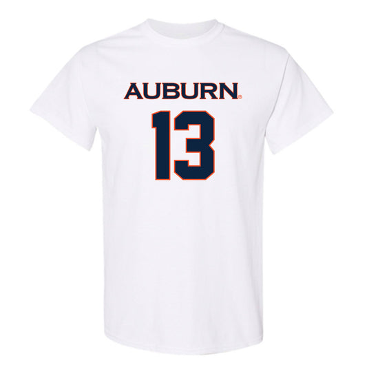 Auburn - NCAA Women's Soccer : Asha Means - Sports Shersey T-Shirt-0