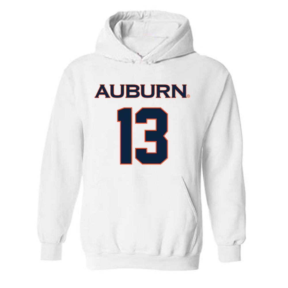 Auburn - NCAA Women's Soccer : Asha Means - Sports Shersey Hooded Sweatshirt-0