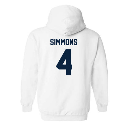 Auburn - NCAA Football : Malcolm Simmons - Classic Shersey Hooded Sweatshirt-1