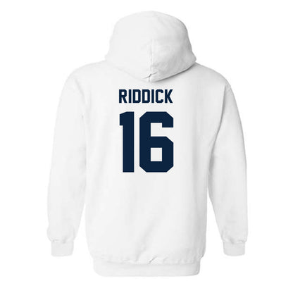 Auburn - NCAA Football : Demarcus Riddick - Classic Shersey Hooded Sweatshirt-1