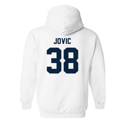 Auburn - NCAA Men's Basketball : Filip Jovic - Classic Shersey Hooded Sweatshirt-1