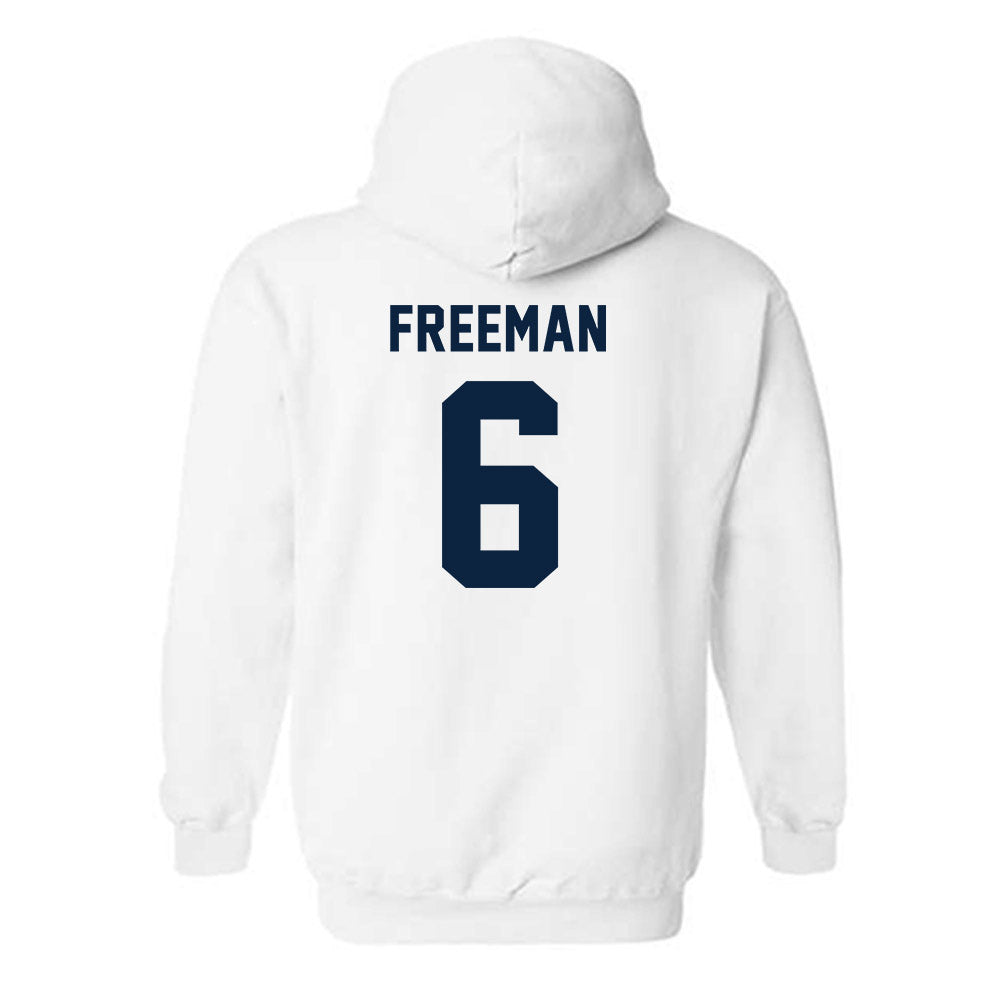 Auburn - NCAA Men's Basketball : Elyjah Freeman - Classic Shersey Hooded Sweatshirt-1
