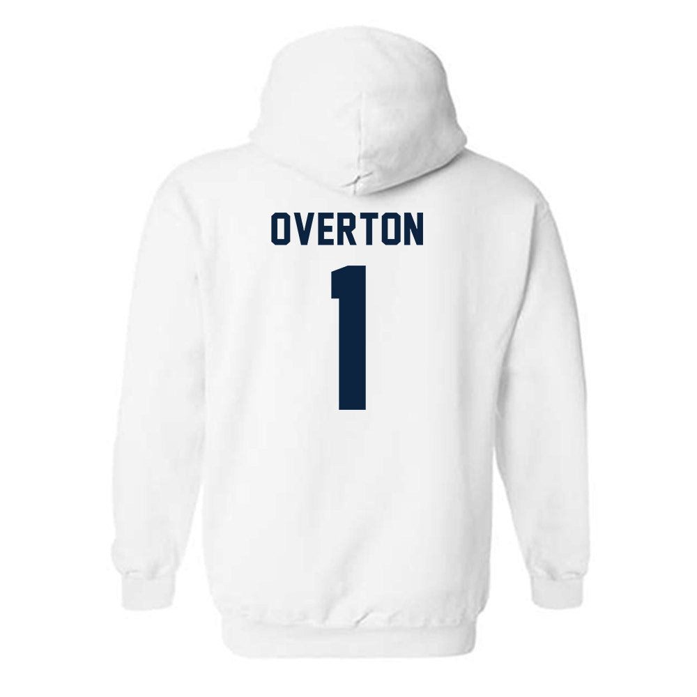 Auburn - NCAA Men's Basketball : Kevin Overton - Classic Shersey Hooded Sweatshirt-1