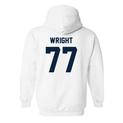 Auburn - NCAA Football : Jeremiah Wright - Classic Shersey Hooded Sweatshirt-1