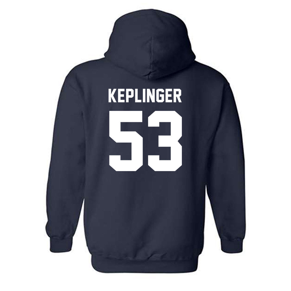 Auburn - NCAA Baseball : Konner Keplinger - Generic Shersey Hooded Sweatshirt-1