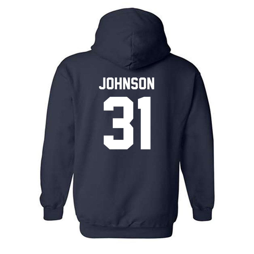 Auburn - NCAA Men's Basketball : Chaney Johnson - Generic Shersey Hooded Sweatshirt-1