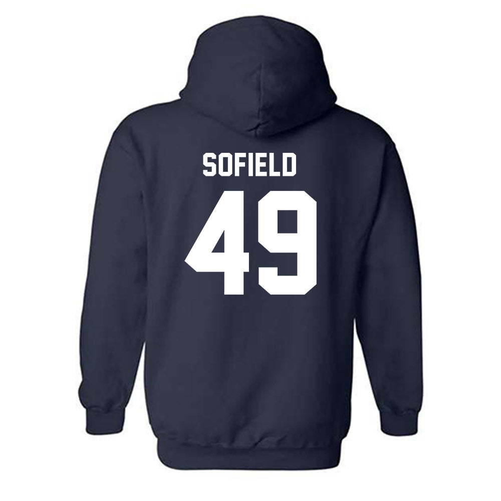 Auburn - NCAA Baseball : Drew Sofield - Generic Shersey Hooded Sweatshirt-1