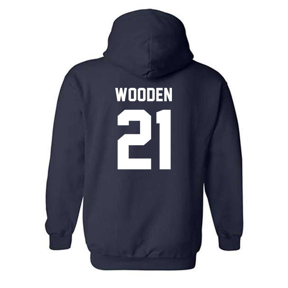 Auburn - NCAA Football : Caleb Wooden - Generic Shersey Hooded Sweatshirt-1