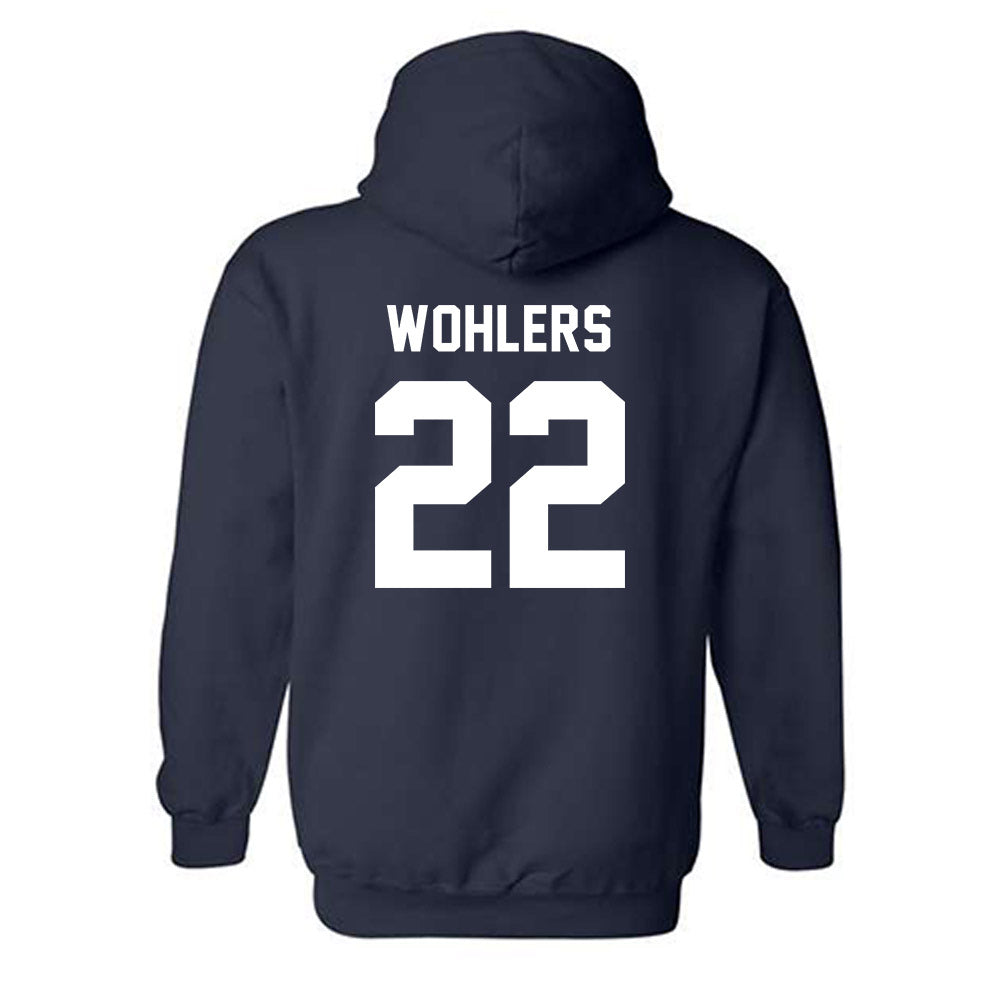 Auburn - NCAA Softball : Anna Wohlers - Generic Shersey Hooded Sweatshirt-1