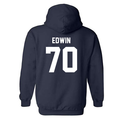 Auburn - NCAA Football : Favour Edwin - Generic Shersey Hooded Sweatshirt-1