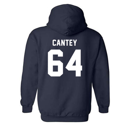 Auburn - NCAA Football : Benton Cantey - Generic Shersey Hooded Sweatshirt-1