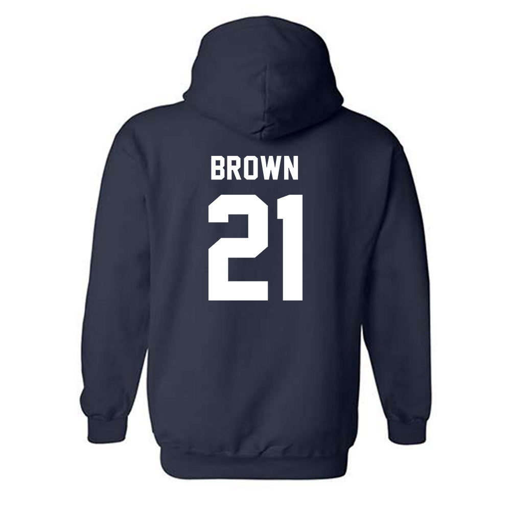 Auburn - NCAA Women's Soccer : Ciara Brown - Generic Shersey Hooded Sweatshirt-1