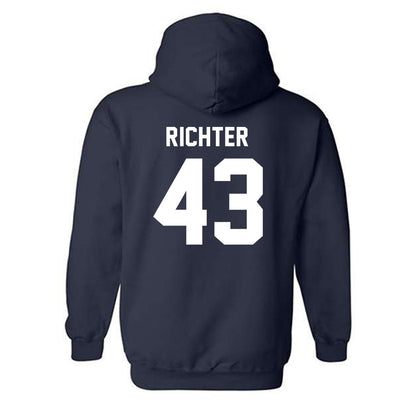 Auburn - NCAA Football : John Martin Richter - Generic Shersey Hooded Sweatshirt-1