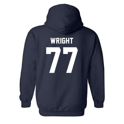 Auburn - NCAA Football : Jeremiah Wright - Generic Shersey Hooded Sweatshirt-1